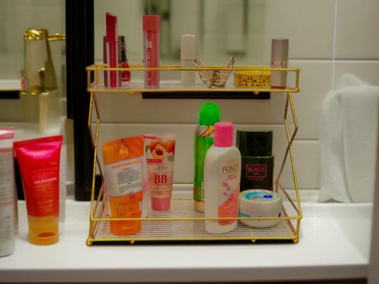 Stylish makeup organizer