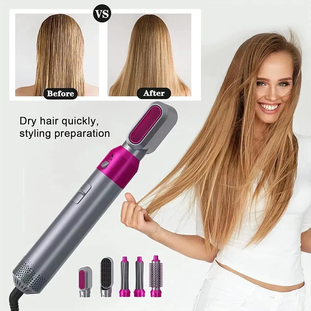 5 in 1 hair curler straightener