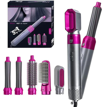 5 in 1 hair curler straightener
